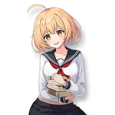 haru school uniform artwork